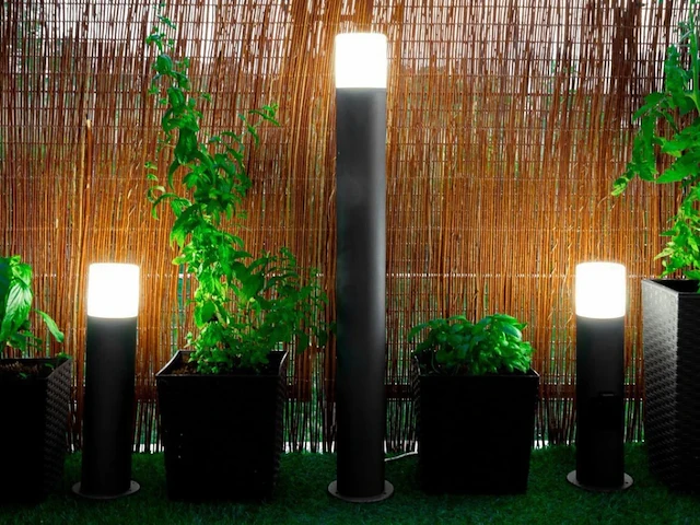 4 x cortona 40 sensor buiten lamp zwart - afbeelding 4 van  7