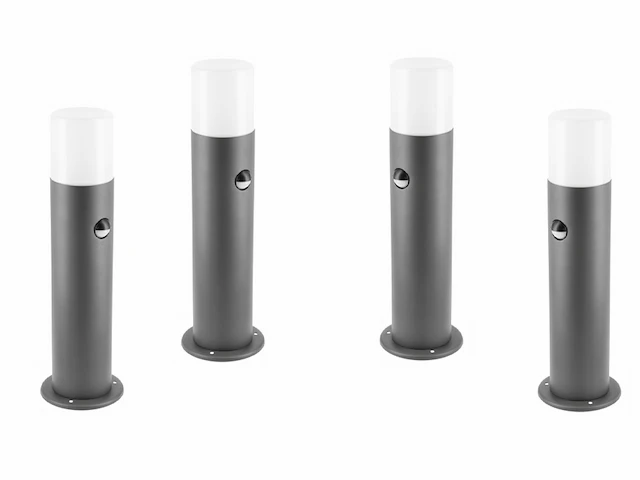 4 x cortona 40 sensor buiten lamp zwart - afbeelding 7 van  7