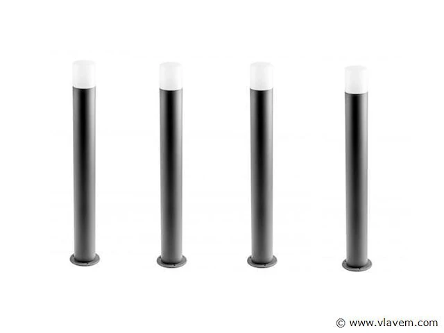 4 x cortona 80 buiten lamp zwart - afbeelding 2 van  9