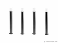 4 x cortona 80 buiten lamp zwart - afbeelding 2 van  9