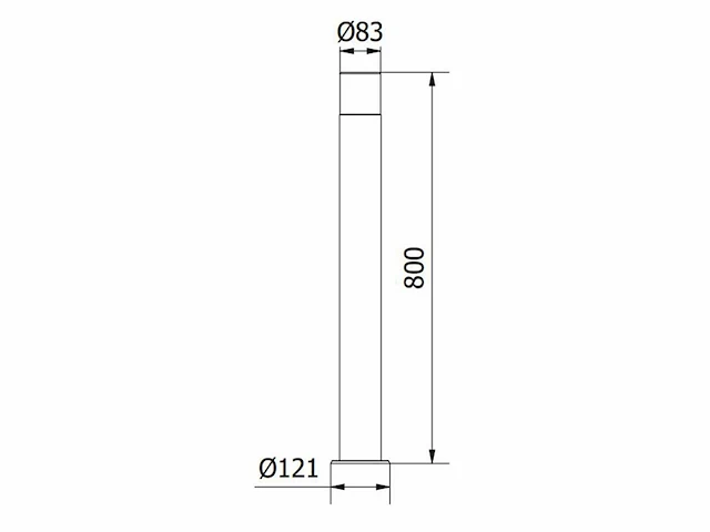 4 x cortona 80 buiten lamp zwart - afbeelding 7 van  11