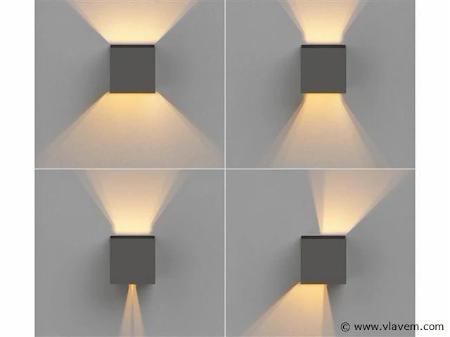 4 x cube motion sense wand armaturen antraciet - afbeelding 10 van  10