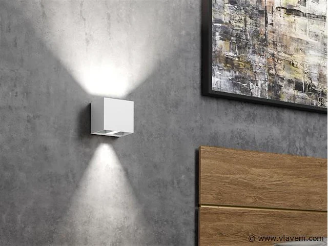 4 x cube motion wand armaturen wit - afbeelding 1 van  11