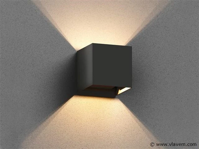4 x cube motion wand armaturen zwart - afbeelding 1 van  7