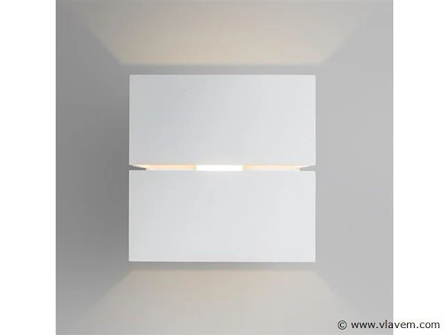 4 x cube split wand opbouw spot wit - afbeelding 2 van  7
