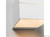4 x cube split wand opbouw spot wit - afbeelding 5 van  7