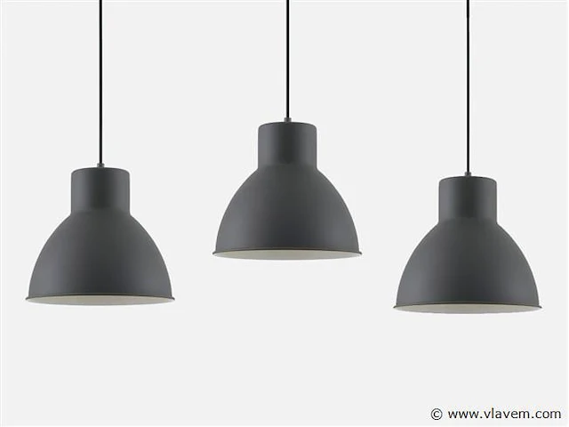 4 x dant hanglamp modern design zwart - afbeelding 7 van  7