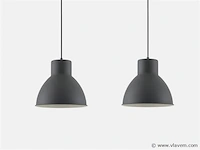 4 x dant hanglamp modern design zwart - afbeelding 1 van  7