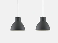 4 x dant hanglamp modern design zwart - afbeelding 1 van  10