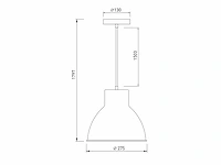 4 x dant hanglamp modern design zwart - afbeelding 8 van  10