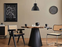 4 x dant hanglamp modern design zwart - afbeelding 9 van  10
