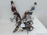 4 x deco fiets - afbeelding 1 van  2