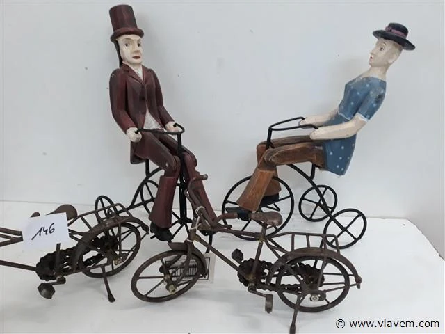 4 x deco fiets - afbeelding 2 van  2