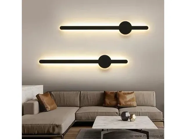 4 x decorative wall light 80 cm warm white (sw-189) - afbeelding 2 van  4