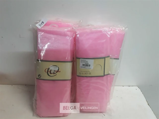 4 x decostof roze 3x1,5m - afbeelding 1 van  3