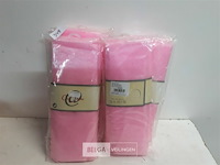 4 x decostof roze 3x1,5m - afbeelding 1 van  3