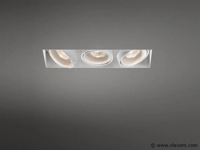 4 x deltalight minigrid in trimless 10 x 30 cm wit - afbeelding 1 van  5