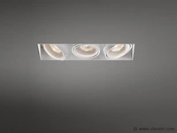 4 x deltalight minigrid in trimless 10 x 30 cm wit - afbeelding 1 van  5