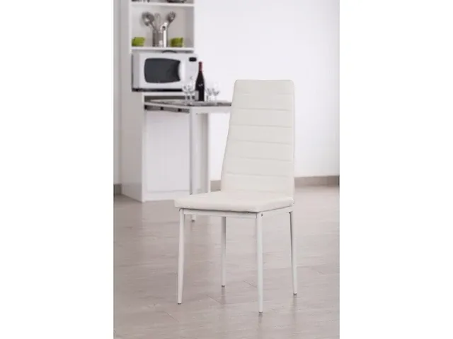 4 x dining chair wit - afbeelding 1 van  3