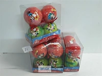 4 x disney kerstballen mickey en minnie mouse 4 stuks - afbeelding 1 van  3