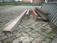 4 x diverse stalen poutrel - afbeelding 2 van  6
