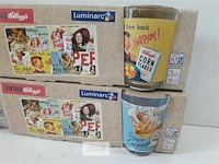 4 x drinkglas 3 stuks 16 cl kellogs - afbeelding 3 van  3