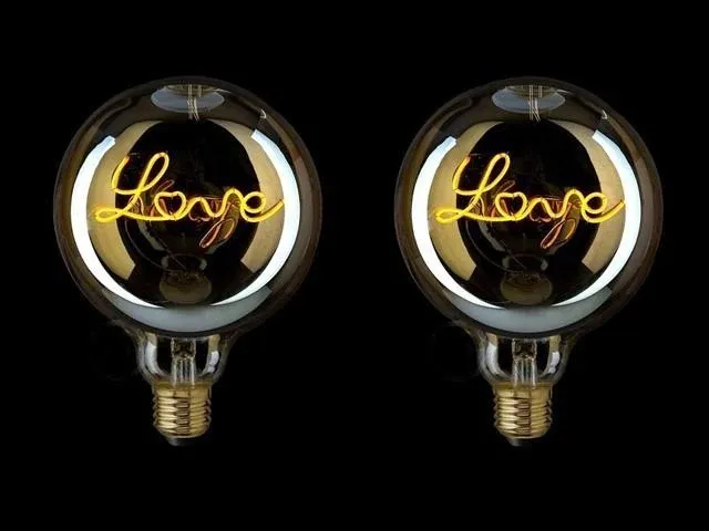 4 x edison dream en 4 x love filament lamp - afbeelding 5 van  9
