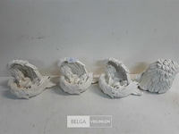 4 x engel polyester 18 x 14 cm - afbeelding 2 van  3
