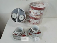 4 x espresso koffie set merry christmas - afbeelding 1 van  3