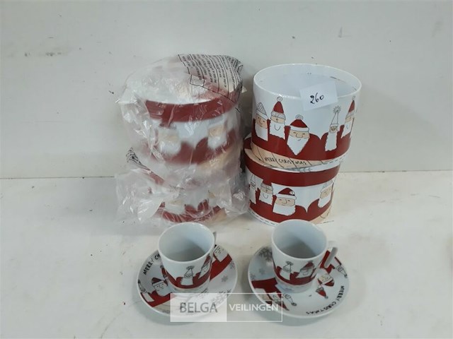 4 x espresso set 2 x tas + ondertas - afbeelding 2 van  3