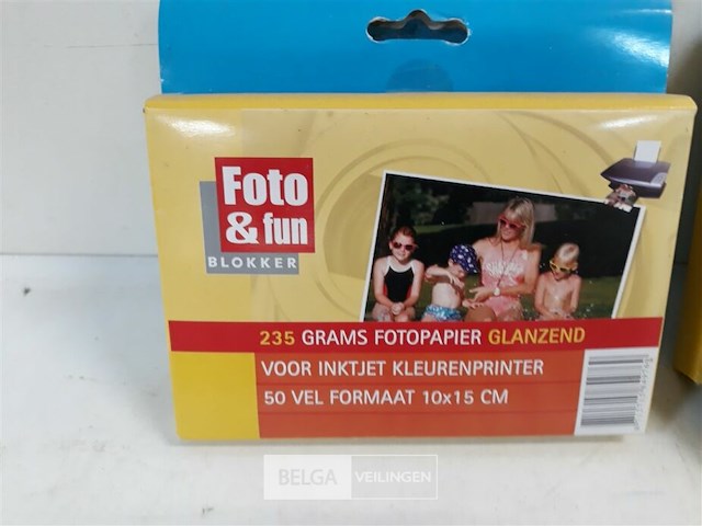 4 x fotopapier voor inktjet printer 10x15 cm - afbeelding 3 van  3