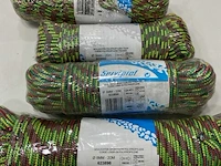 4 x gevlochten sporttouw 4-5-6 en 8 mm 20 meter - afbeelding 3 van  3