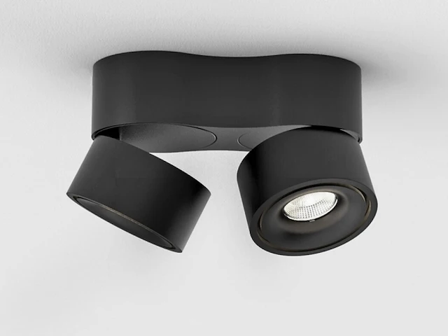 4 x gio 2.0 kantelbare design spot zwart - afbeelding 1 van  8