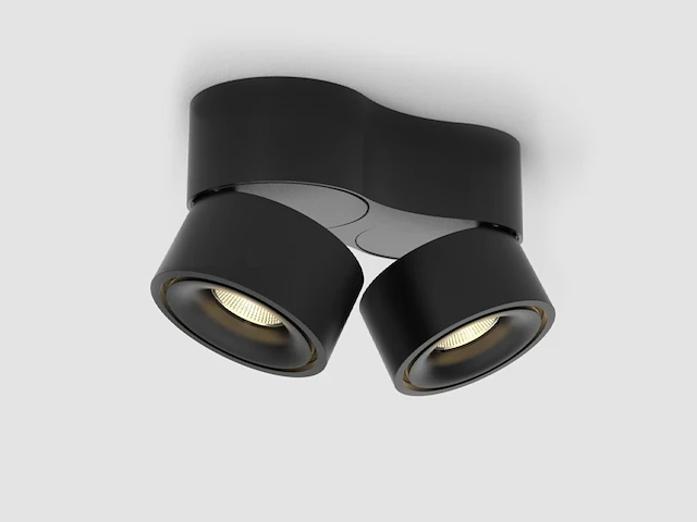 4 x gio 2.0 kantelbare design spot zwart - afbeelding 2 van  8