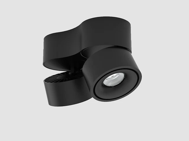 4 x gio 2.0 kantelbare design spot zwart - afbeelding 3 van  8
