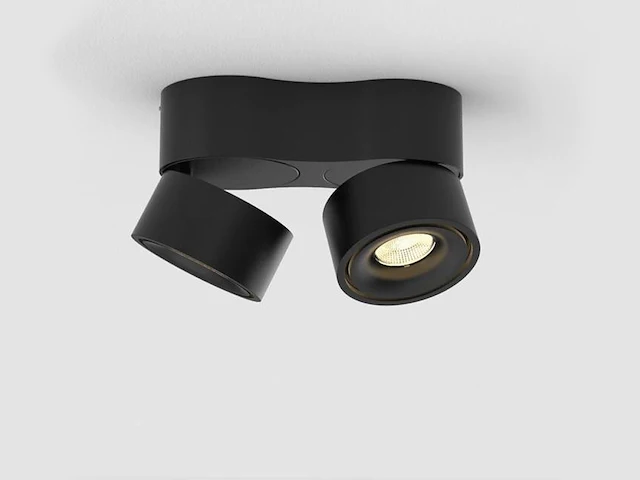 4 x gio 2.0 kantelbare design spot zwart - afbeelding 8 van  9