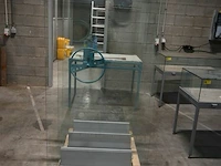 4 x glazen scherm met voet - afbeelding 2 van  4