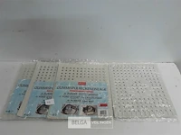 4 x gootsteenmat rubber 31x26 cm - afbeelding 1 van  3