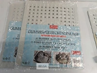4 x gootsteenmat rubber 31x26 cm - afbeelding 3 van  3