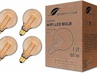 4 x greenandco® smart wifi led-lamp met app - afbeelding 1 van  3