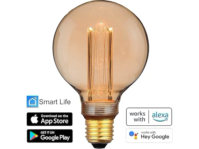 4 x greenandco® smart wifi led-lamp met app - afbeelding 3 van  3