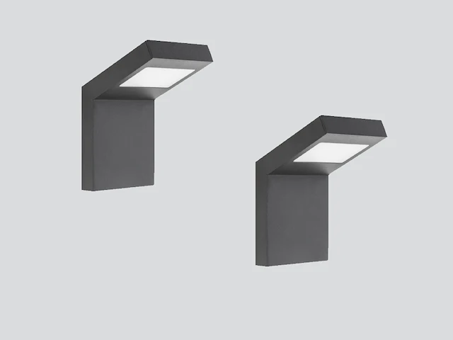 4 x gt 60 design wand lamp zwart - afbeelding 3 van  8