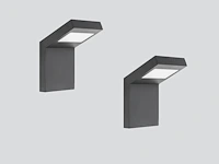 4 x gt 60 design wand lamp zwart - afbeelding 3 van  8