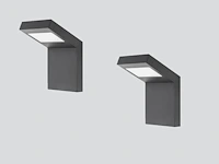 4 x gt 60 design wand lamp zwart - afbeelding 7 van  8