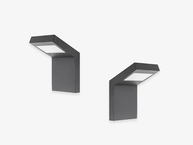 4 x gt 60 design wand lamp zwart - afbeelding 8 van  8