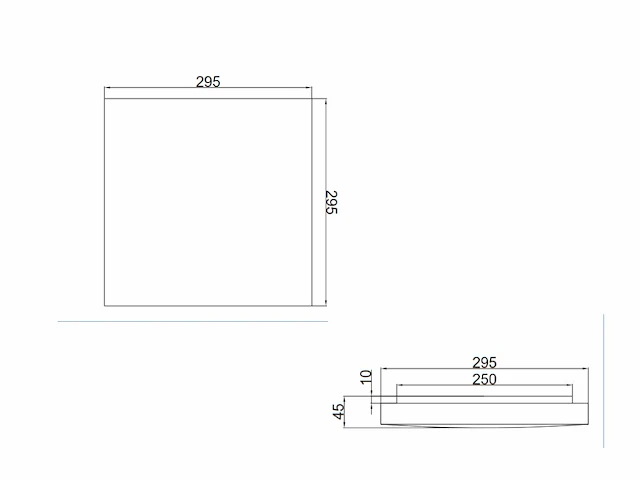 4 x gt atla plafond led lamp zwart - afbeelding 3 van  4