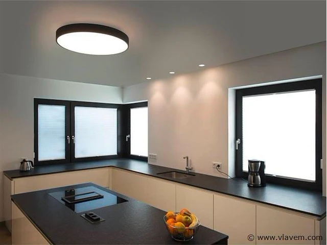 4 x gt ato plafond led lamp zwart - afbeelding 2 van  5