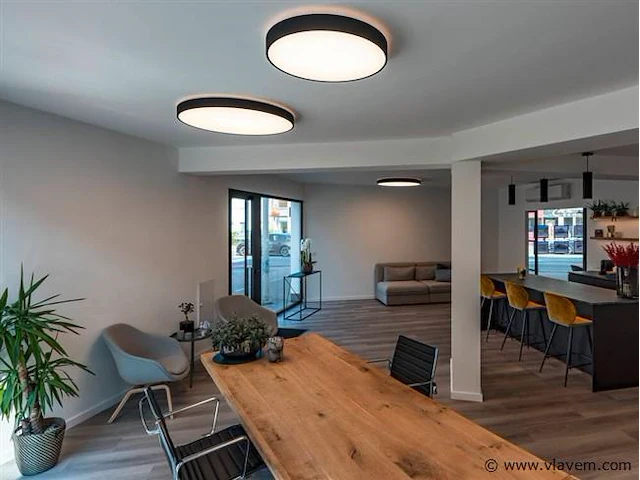 4 x gt ato plafond led lamp zwart - afbeelding 3 van  5