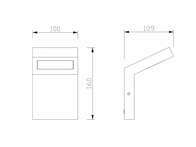 4 x gt design wand buiten lamp zwart - afbeelding 2 van  7