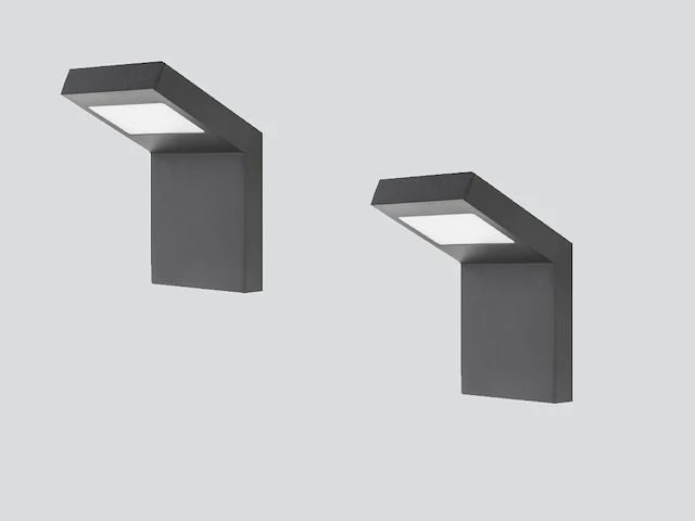 4 x gt design wand buiten lamp zwart - afbeelding 3 van  7